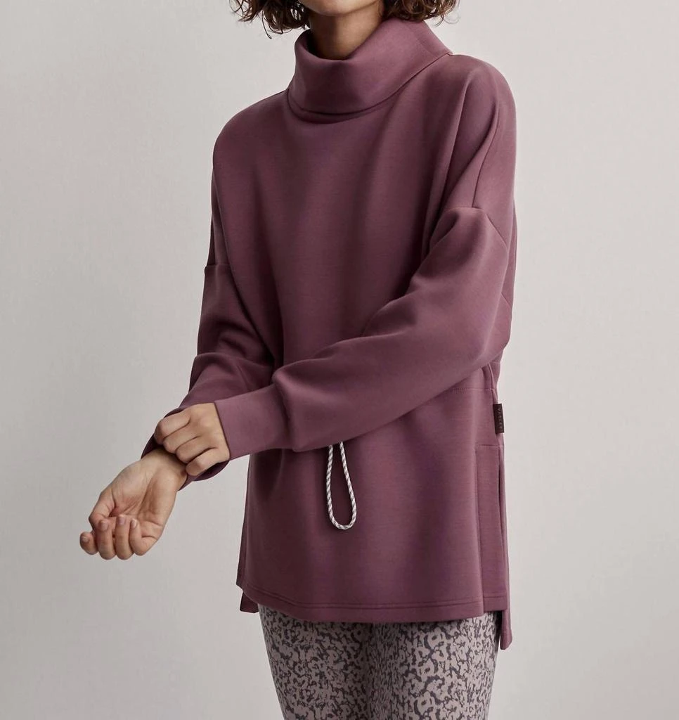 Varley Freya Sweatshirt In Rose Brown 2