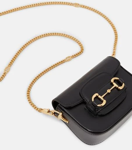 Gucci Gucci Horsebit 1955 Mini leather shoulder bag 6