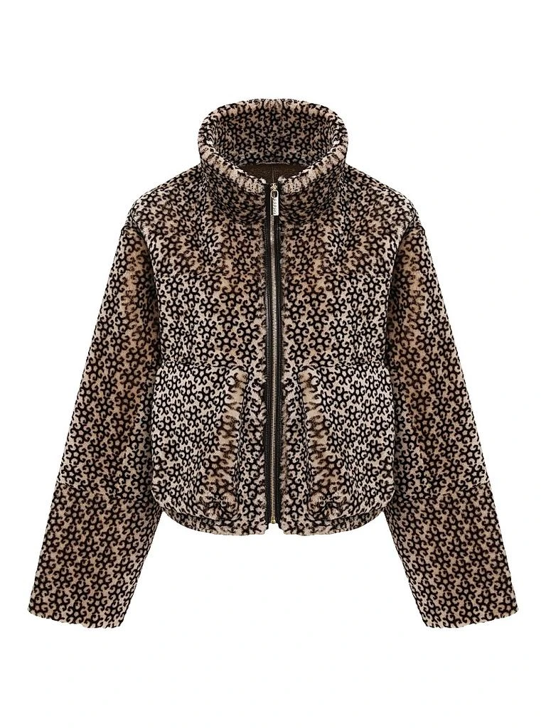 Gorski Select Shearling Lamb Insignia Zip Jacket