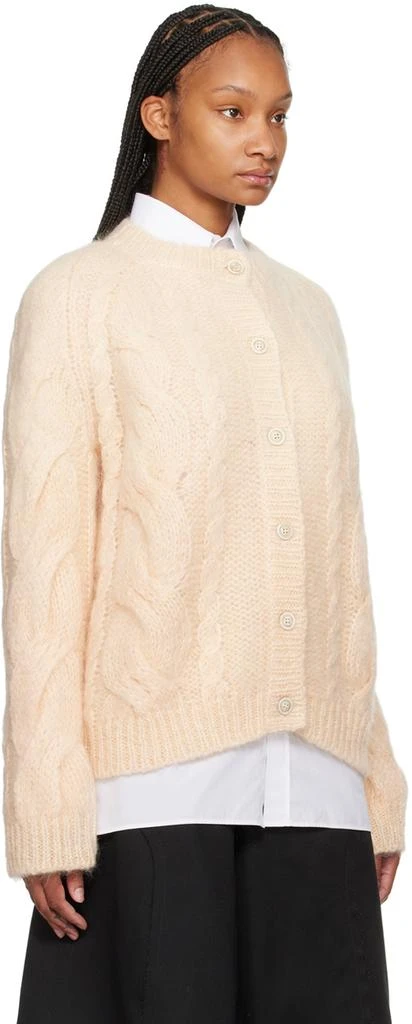 MAISON MARGIELA Orange Raglan Cardigan 2