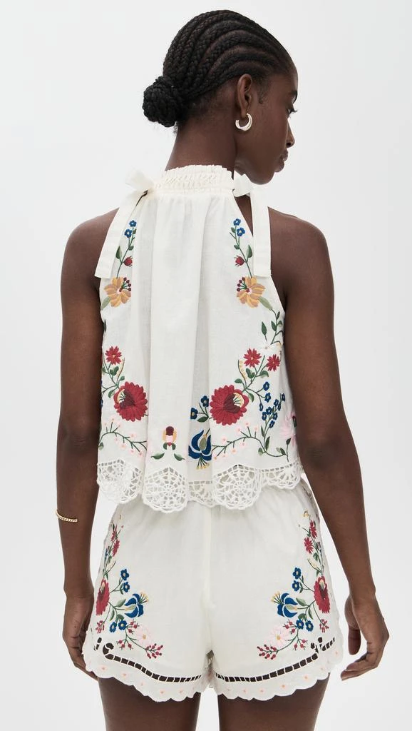 Sea Celia Embroidery Halter Top 2