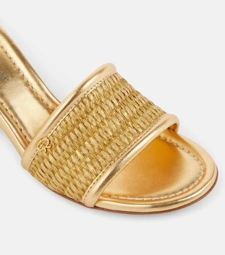 Gianvito Rossi Marbella leather-trimmed sandals 6