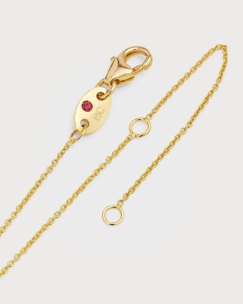 Roberto Coin 18K Yellow Gold Ruby 7 Dangle Necklace 4