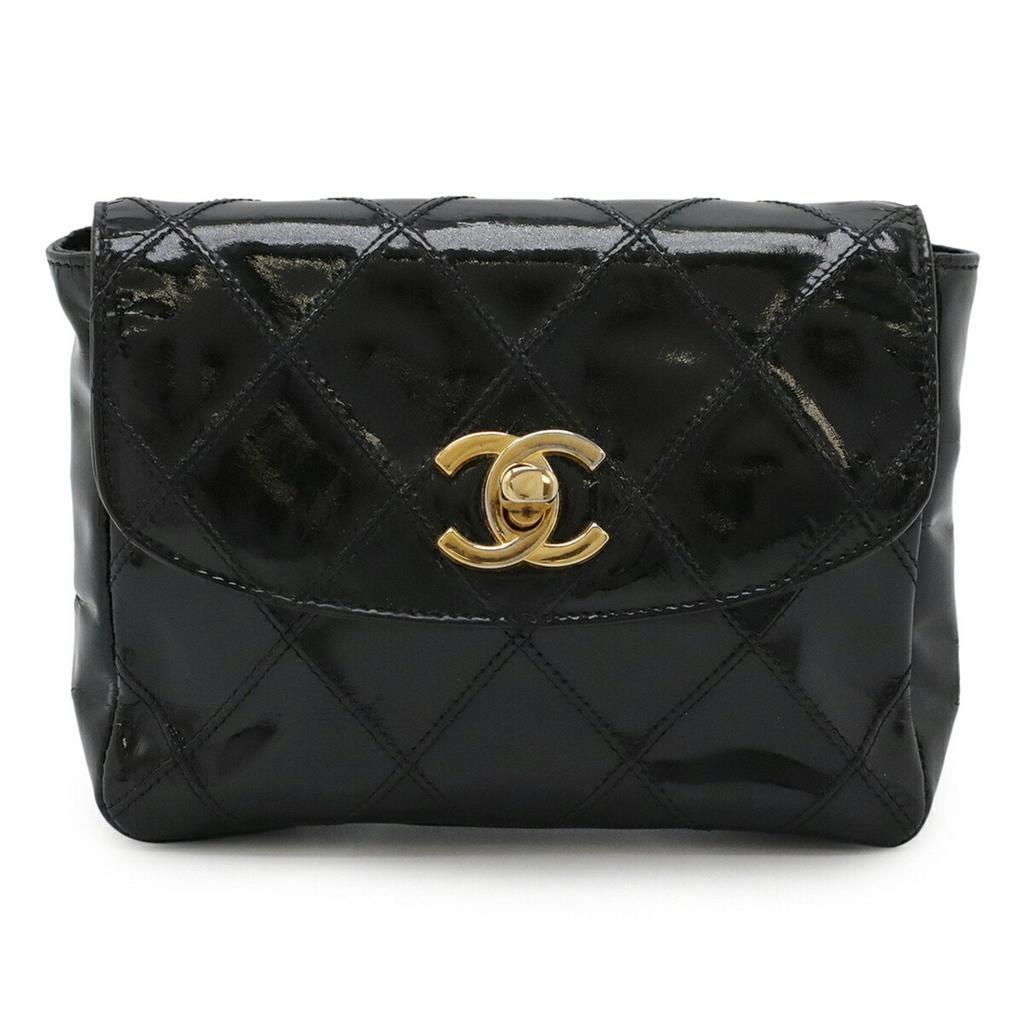 Chanel Leather Fanny Pack Pouch (Pre-Owned)