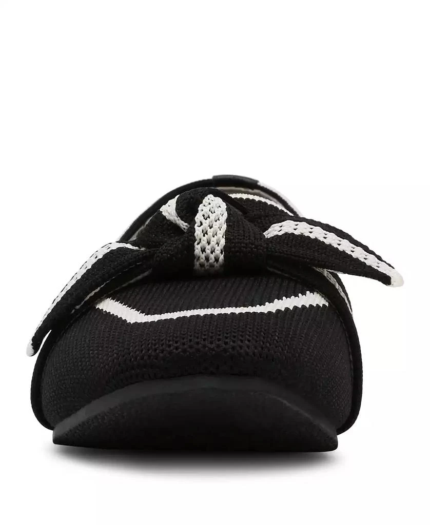 Anne Klein Women's Tanya Bow Knit Slip On Loafers 6
