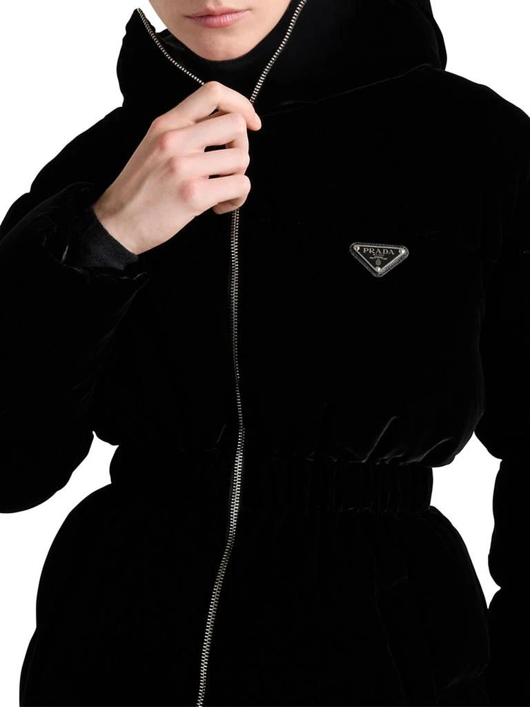 Prada Velvet Down Jacket 4