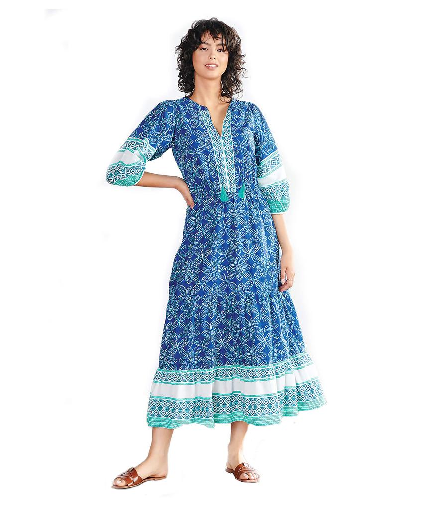 Hatley Celine Maxi Dress - Starburst Batik