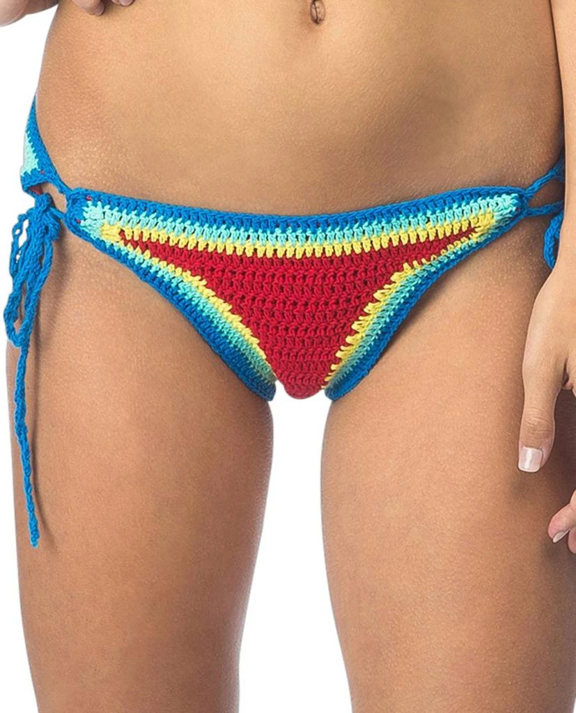 Hobie Crochet Adjustable Side Tie Hipster Bikini Bottom 1