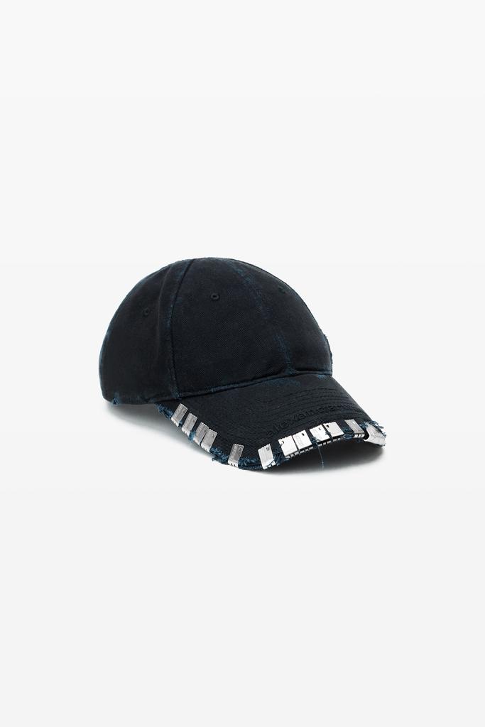 Alexander Wang logo earmuff beanie in ribbed wool stretch