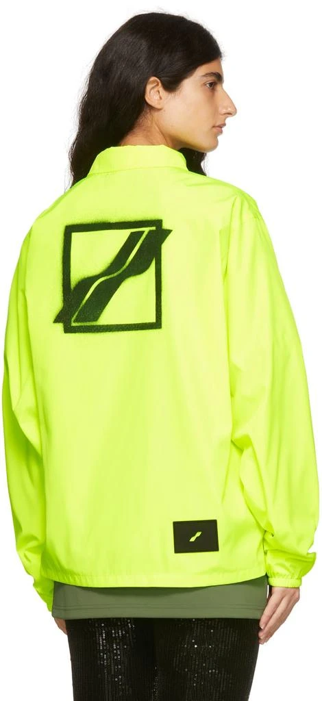 We11done Yellow Polyester Windbreaker Jacket 3