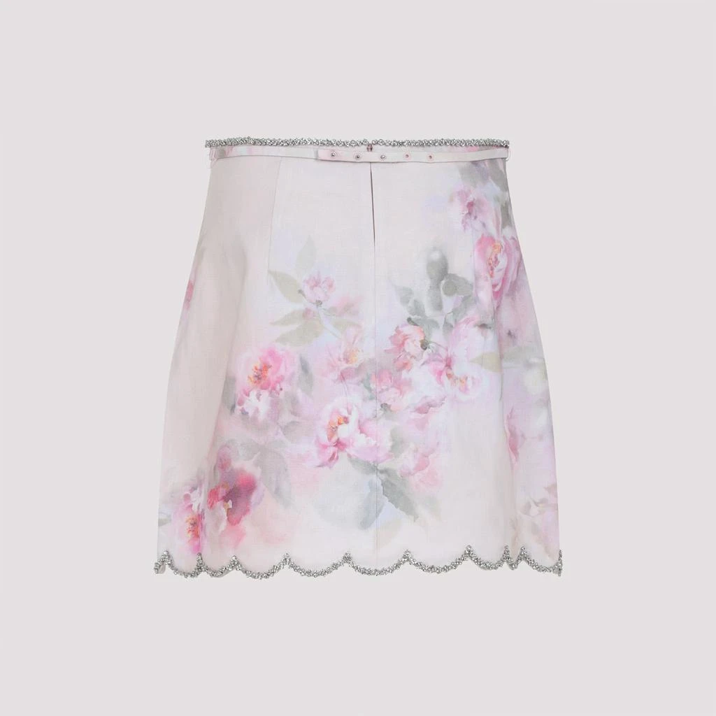 Zimmermann Crush Scalloped Mini Skirt 4