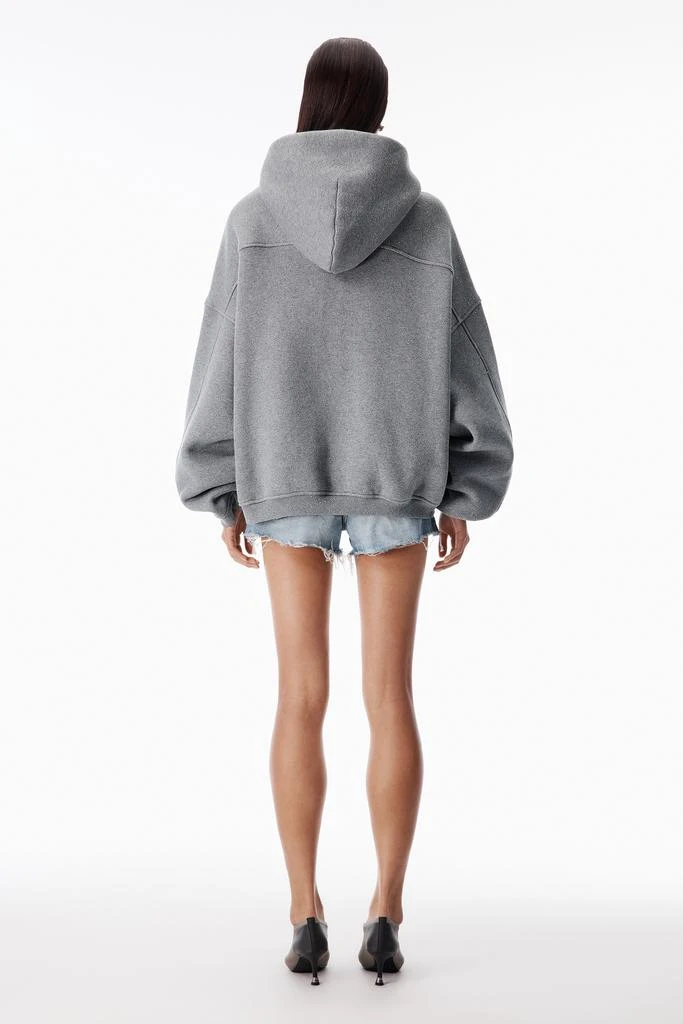 Alexander Wang Crystal Zip-Up Hoodie 4