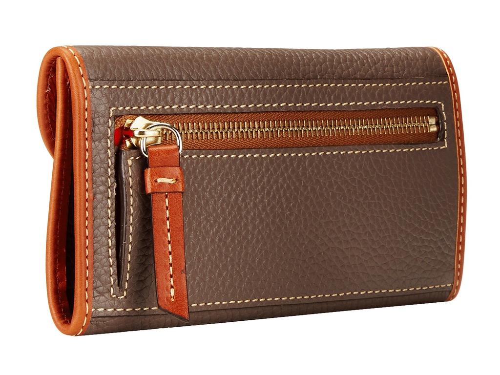 Dooney & Bourke Pebble Leather New SLGS Continental Clutch