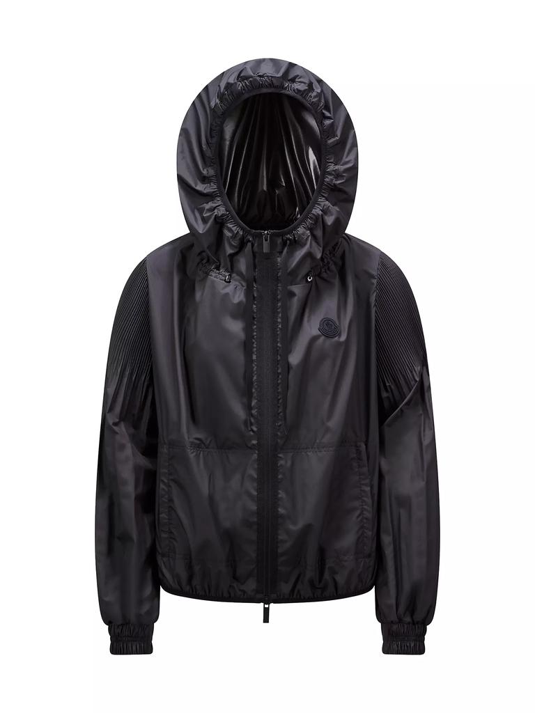 Moncler Auxonne Matte Hooded Windbreaker