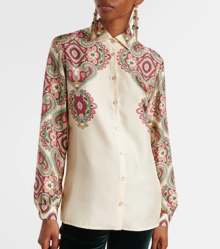 ETRO Printed silk shirt 6
