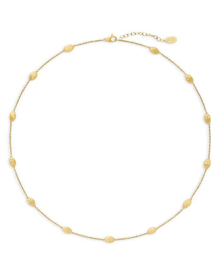 Marco Bicego 18K Yellow Gold Siviglia Textured Link Chain Necklace, 16.5"