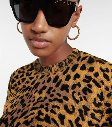 Stella McCartney Leopard printed sweater 4