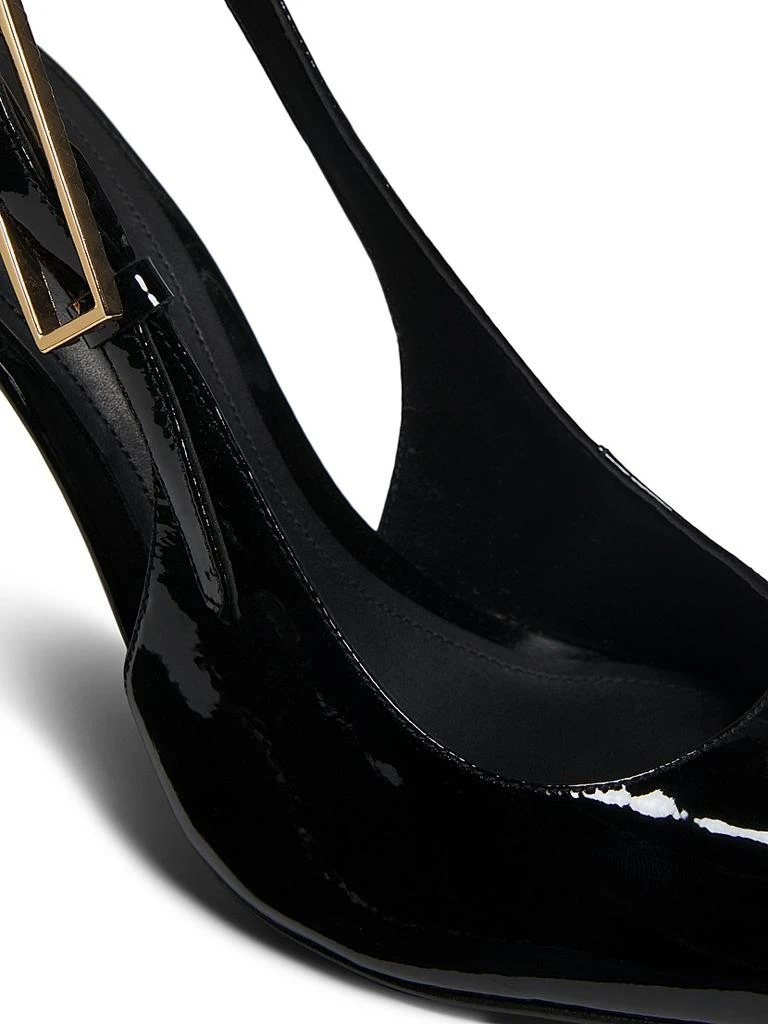 Ciara 100MM Patent Leather Slingback Pumps – On Sale Now with Up