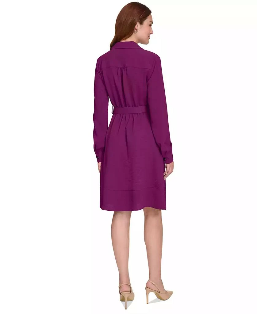 Women's Belted A-Line Long-Sleeve Dress  On Sale Now with Up to 41% Off |  Discover Exclusive Deals & Savings at BeyondStyle  Authentic Calvin Klein  dress|women's fashion, shoes & accessories|dresses with