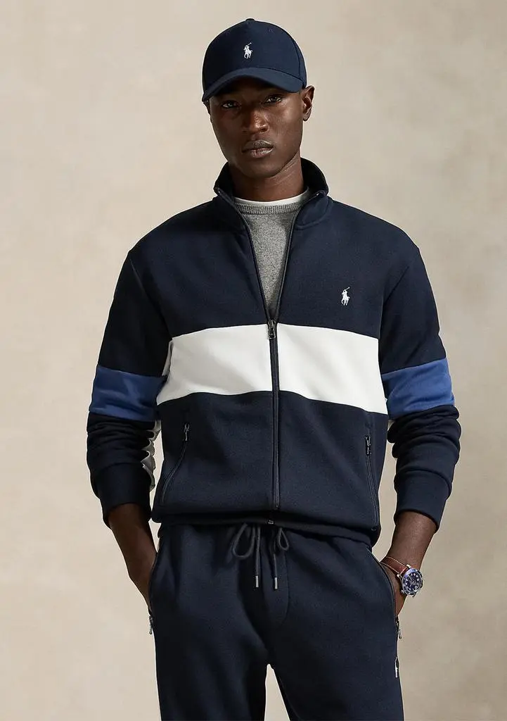 Ralph Lauren Double-Knit Track Jacket