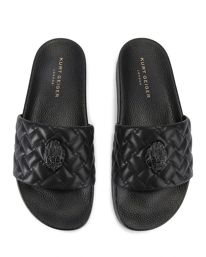 Kurt Geiger Men
s Meena Eagle Black Slip Ons 2