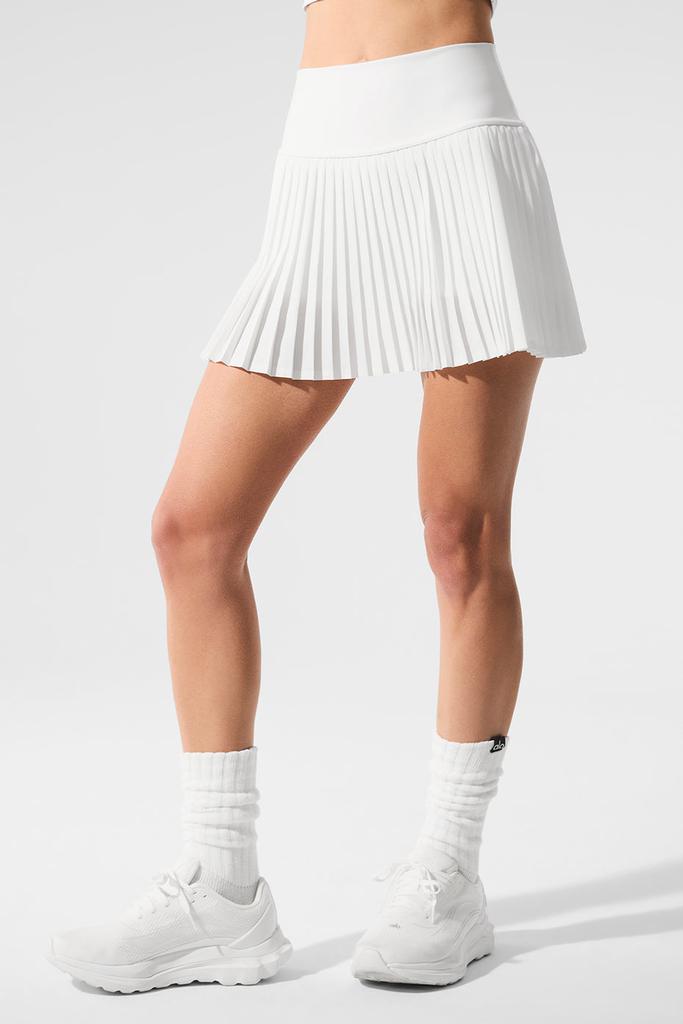 Alo Grand Slam Tennis Skirt - White