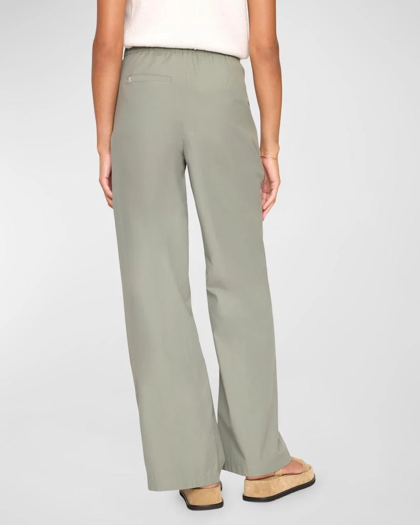 Brochu Walker Joya Pleated High-Rise Wide-Leg Pants 3