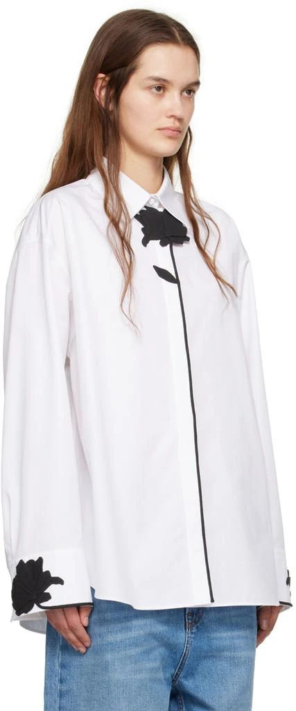 Valentino White Flower Shirt 2