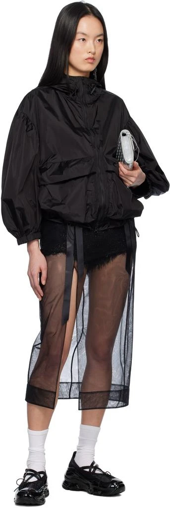 Simone Rocha Black Classic Criss Cross Tracker Ballerina Flats 5