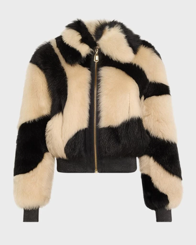 Zimmermann Illustration Fuzzy Swirl Jacket 1