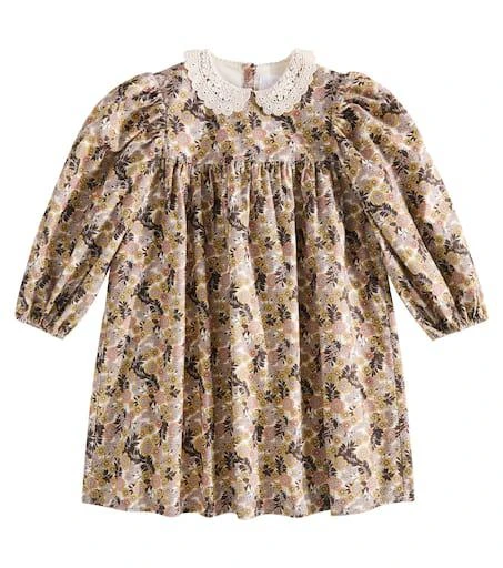 C'era Una Volta Sophie floral cotton-blend dress 1