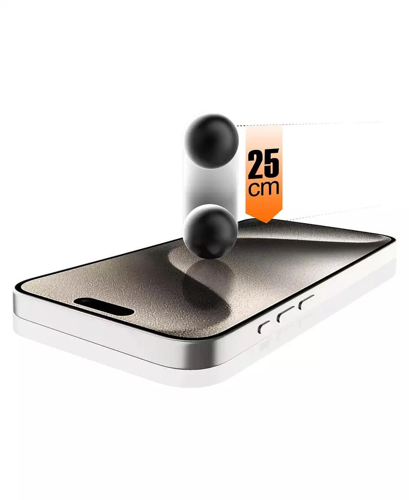 ITSkins Supreme Glass Screen Protector for Apple iPhone 16 / iPhone 15 4