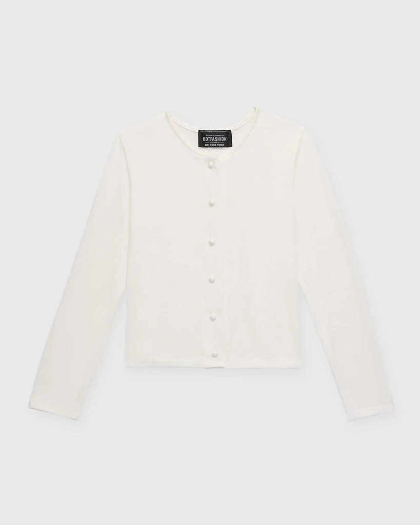 Un Deux Trois Girl's Long-Sleeve Cardigan, Size S-XL 1