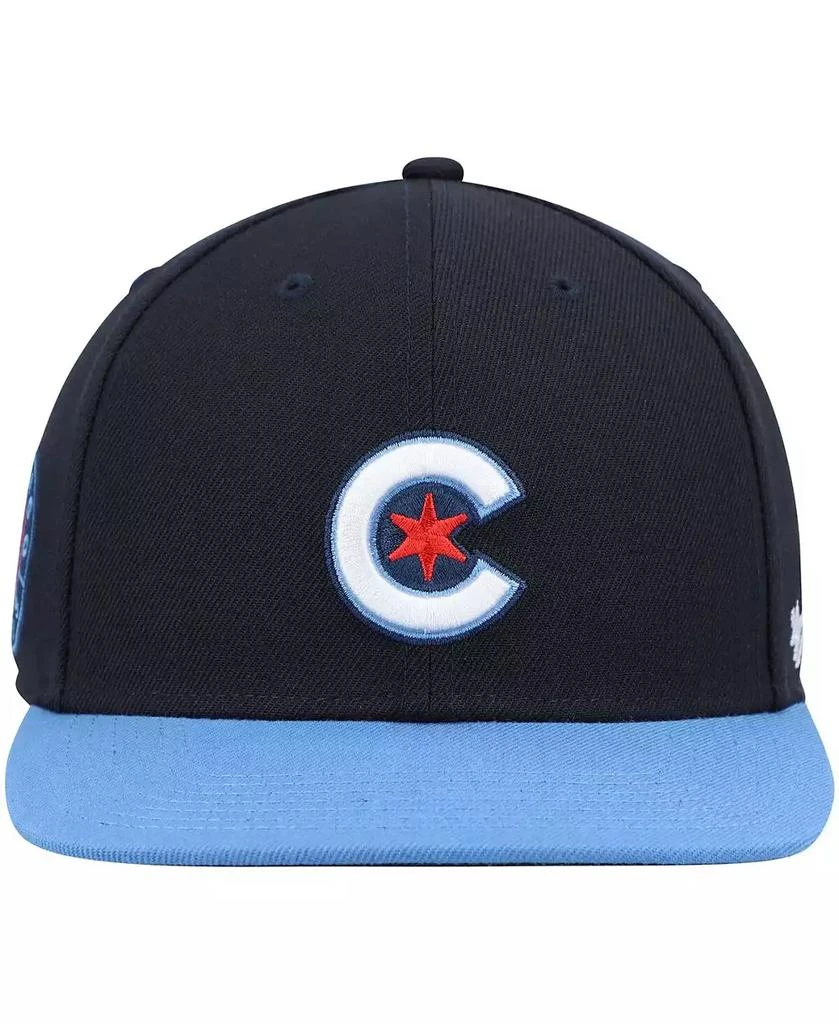 47 Brand Men's '47 Navy Chicago Cubs City Connect Captain Snapback Hat 3
