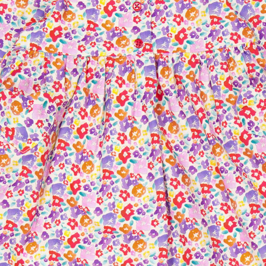 Marie Chantal Kids Olympia Autumn Floral Dress