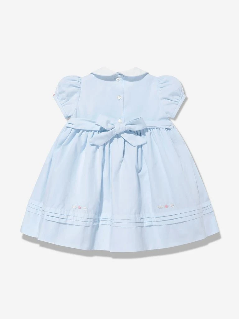 Sarah Louise Baby Girls Smocked Dress in Blue 2