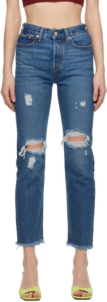 Levi's Blue Wedgie Jeans 1