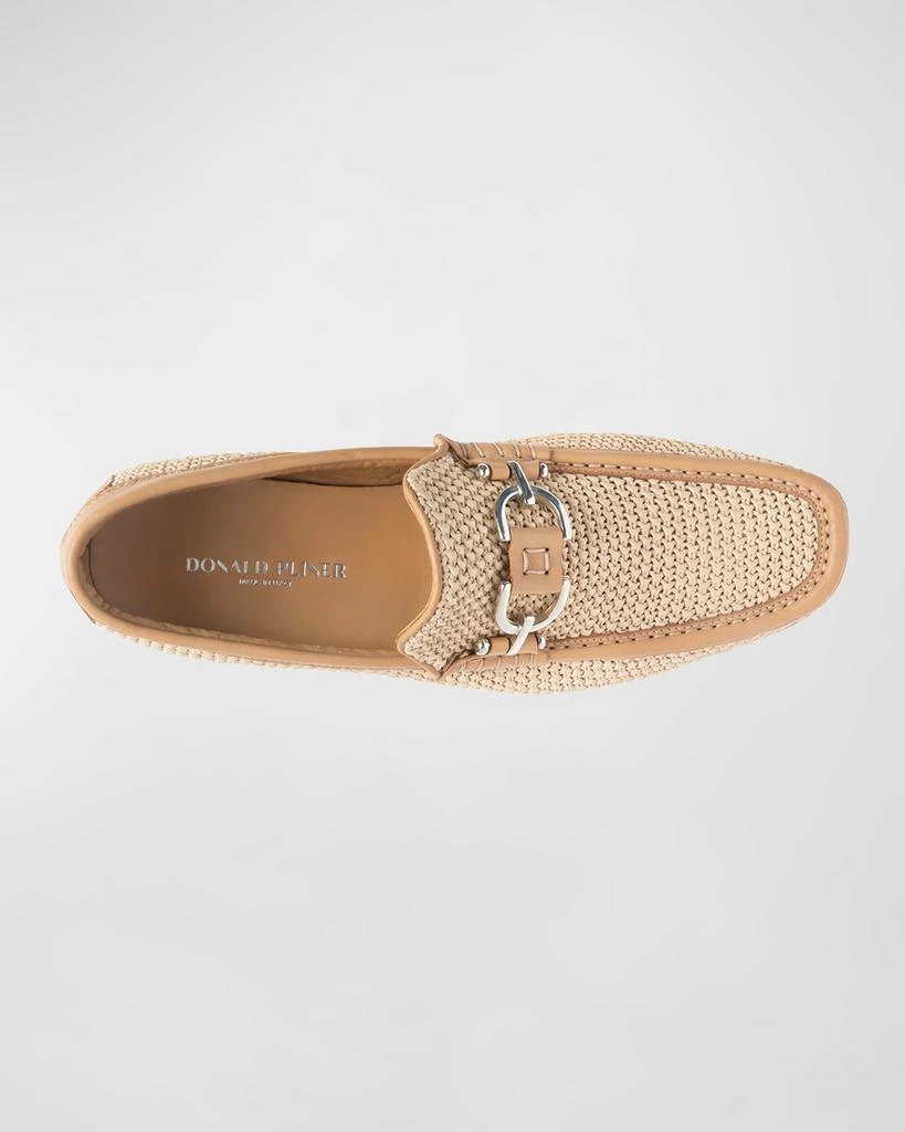 Donald Pliner Men's Dacio Raffia Bit Loafers 5
