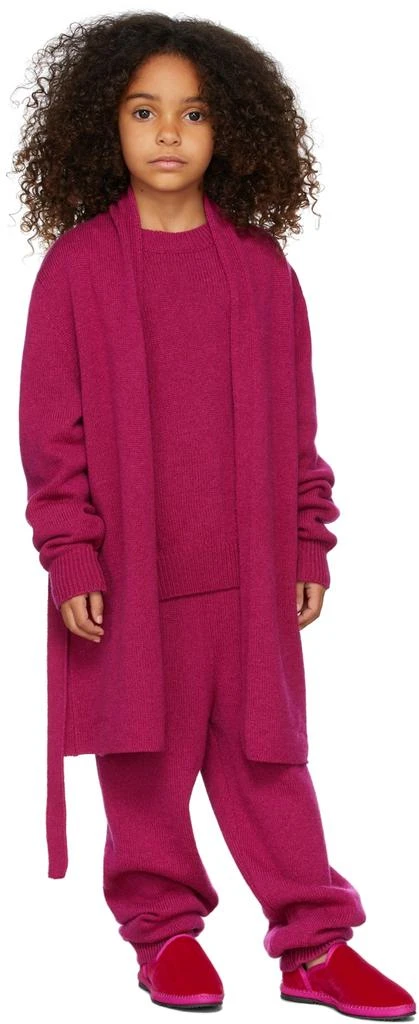 The Row Kids Pink Friulane Slippers 5