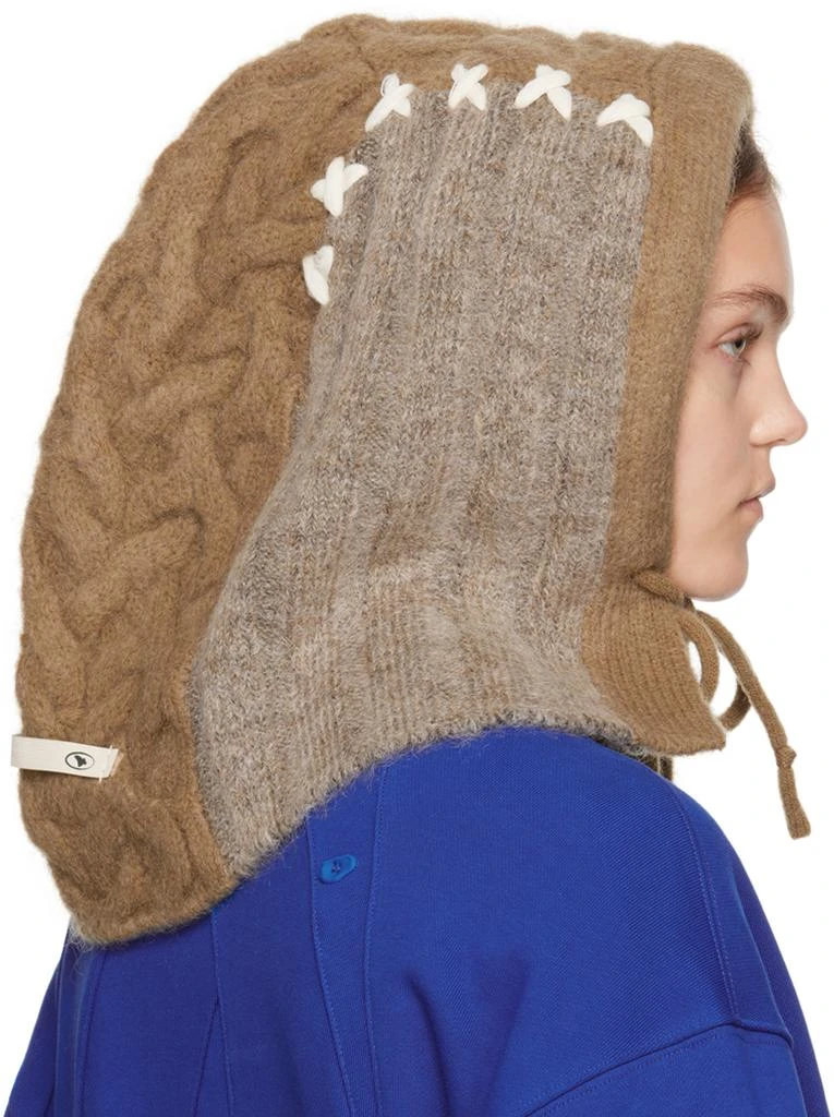 ADER error Brown & Gray Stitched Balaclava 3