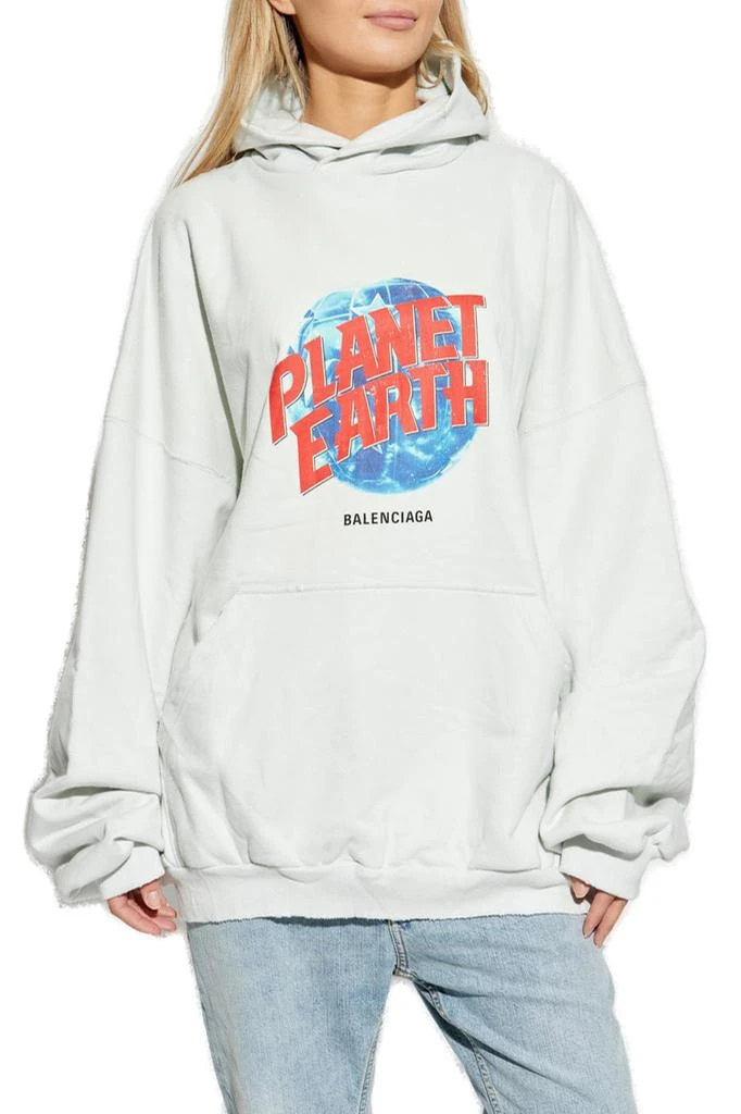 Balenciaga Balenciaga Planet Earth Printed Hoodie 2
