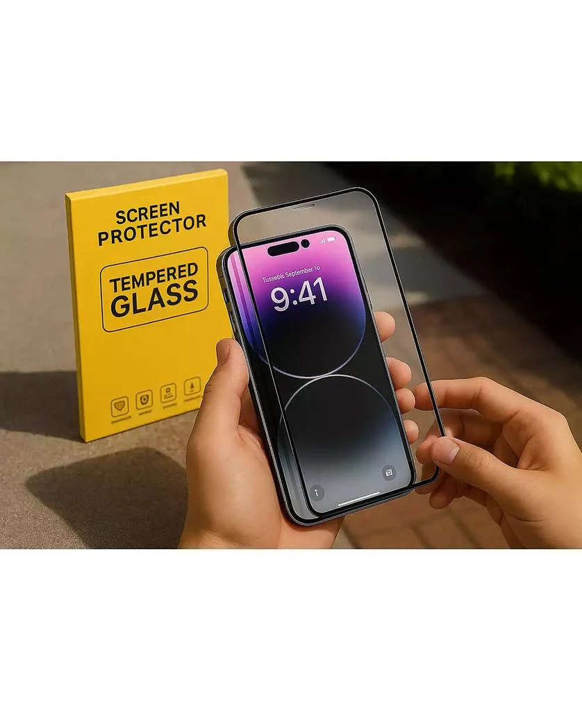 3p Experts Iphone 13 Pro Max  9D Curved Tempered Glass Screen Protector (HD)