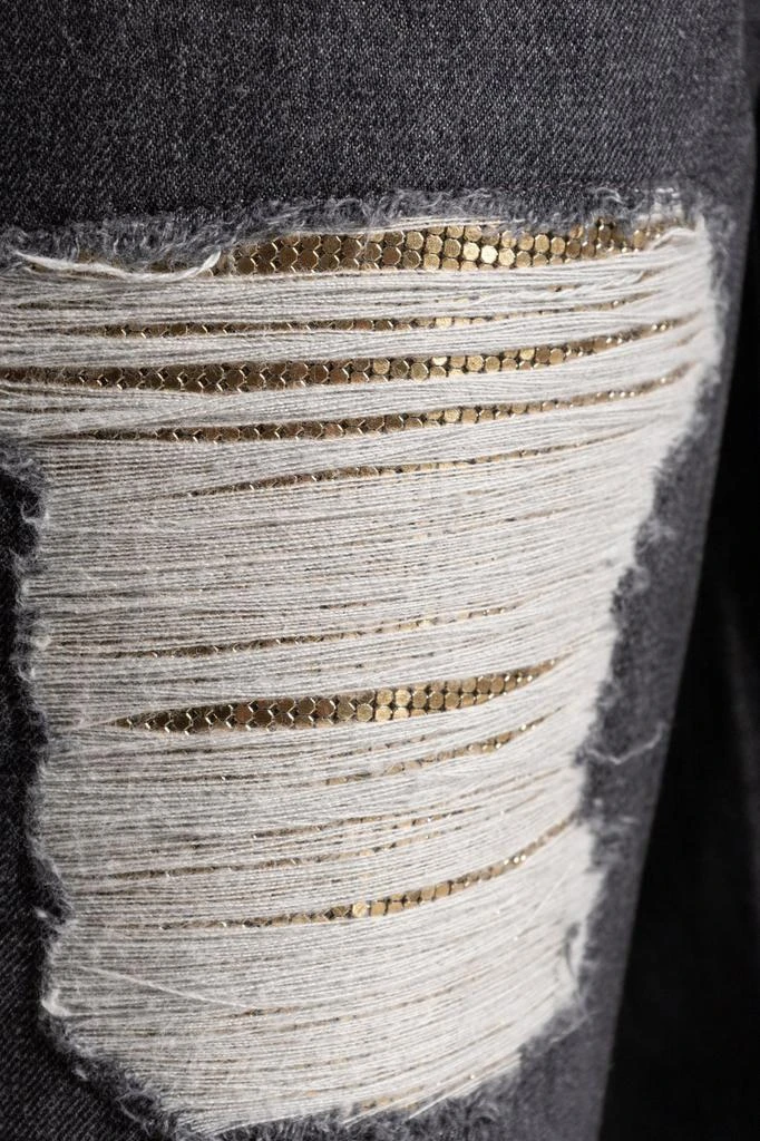 Versace Versace Distressed Straight-Leg Jeans 5