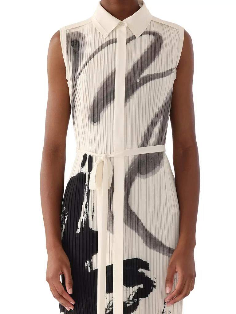 Jason Wu Artwork Pleated Shirtdress 4