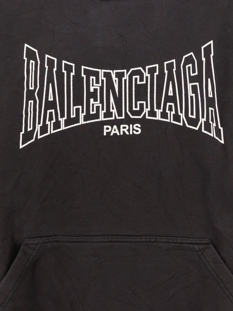Balenciaga Balenciaga Paris Logo Printed Hoodie 3