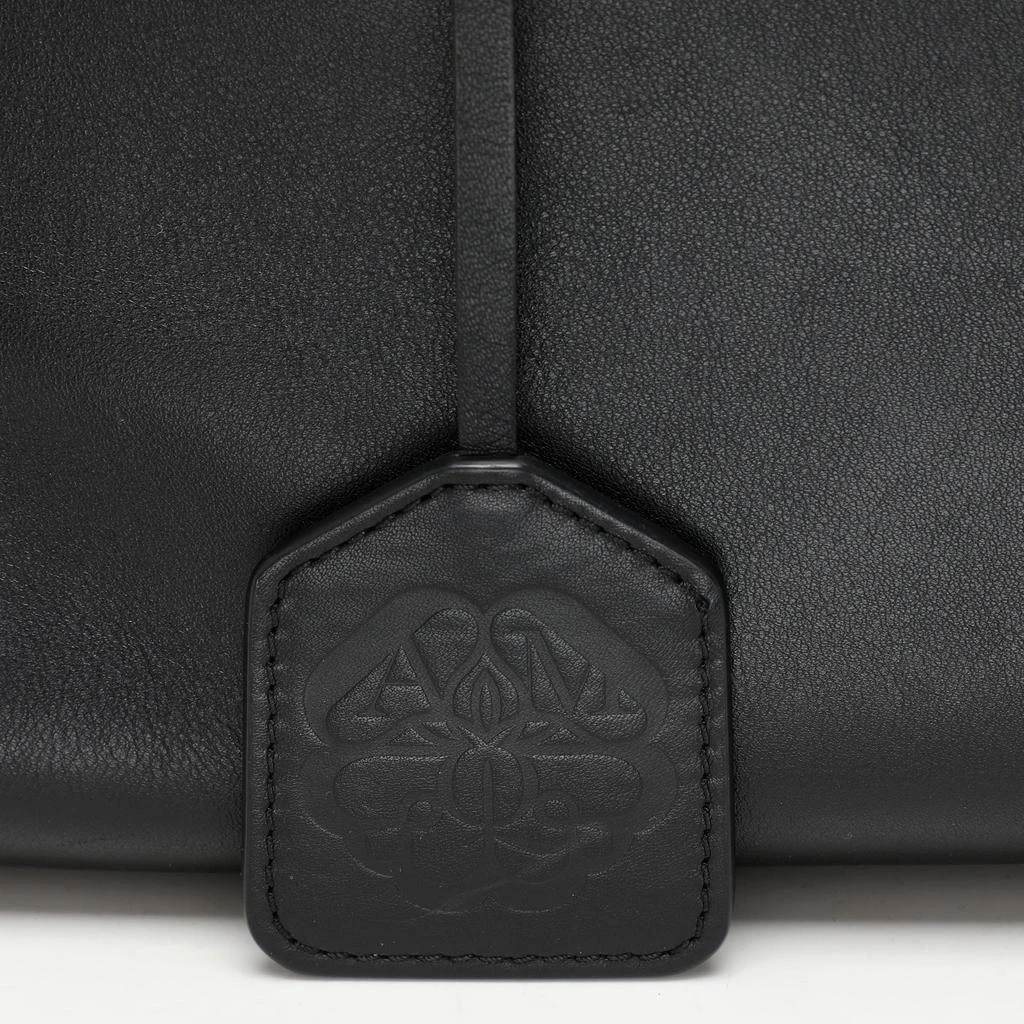 Alexander McQueen Alexander Mcqueen Black Leather The Tall Story Tote 5