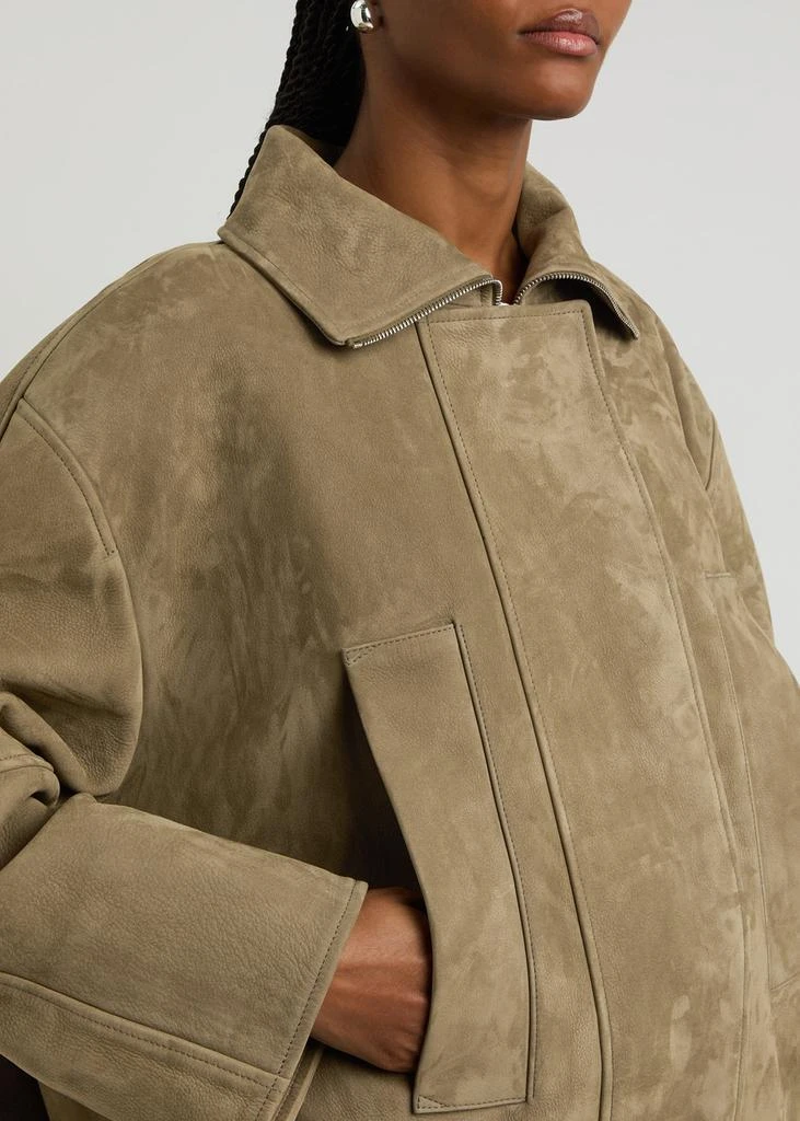 Jacquemus Le Blouson Ciro Cuir nubuck jacket 5