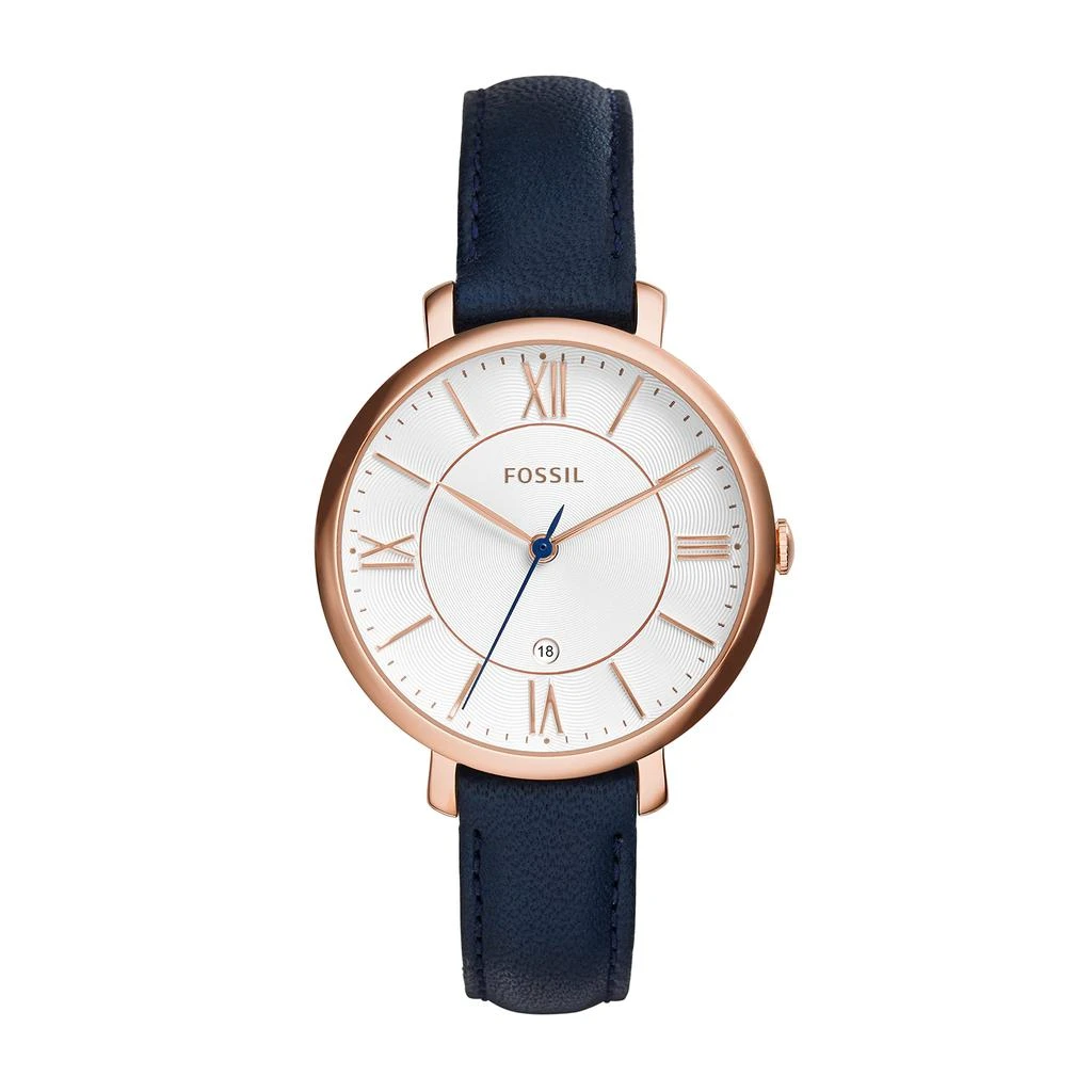 Fossil Jacqueline Three-Hand Leather Watch 1