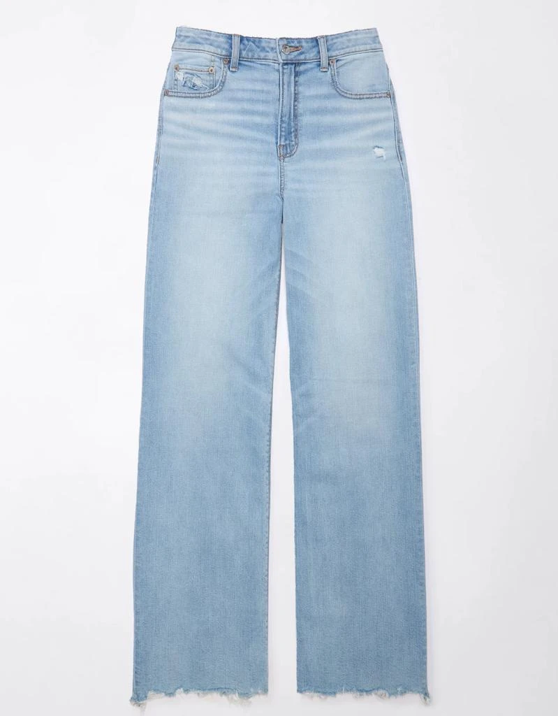 AE AE Dreamy Drape Stretch Super High-Waisted Baggy Wide-Leg Jean 3
