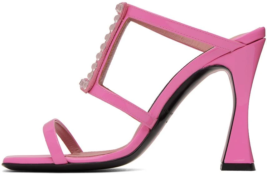 Les Petits Joueurs Pink Hoya Heeled Sandals 3
